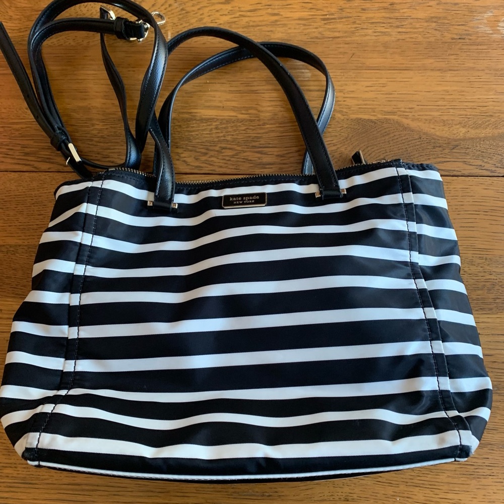 Striped Kate Spade bag